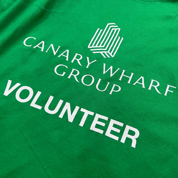Printed workwear for Canary Wharf